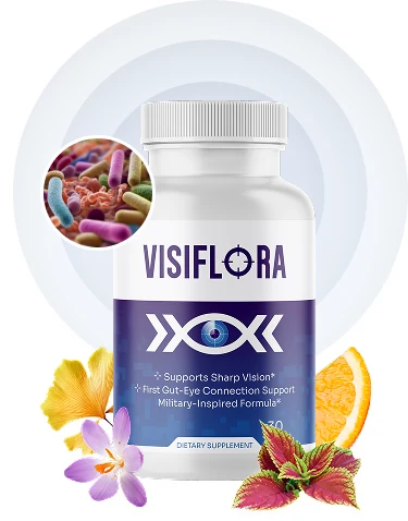 VisiFlora official bottle capsules eye health supplement